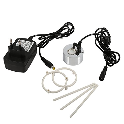 Tyenaza Cambio ultrasónico Fabricante de Niebla nebulizador Fuente de Agua Estanque atomizador humidificador de Aire LED con Adaptador(EU Plug)