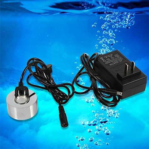 Tyenaza Cambio ultrasónico Fabricante de Niebla nebulizador Fuente de Agua Estanque atomizador humidificador de Aire LED con Adaptador(EU Plug)