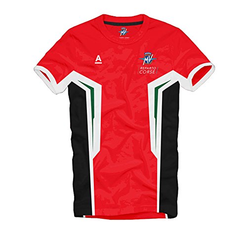Unbekannt MV Agusta Reparto Corse - Camiseta, Color Rojo Rojo XS