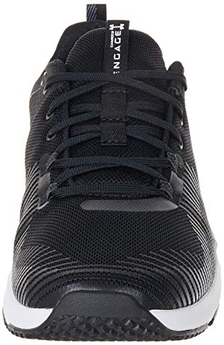 Under Armour UA Charged Engage Zapatillas para Hombre, Negro (Black / Black / White), 46 EU
