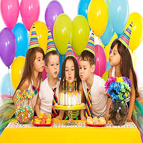 UNISHOP 100 Piezas de Globo Multicolor Pastel 17 cm diámetro, Globos de Látex para Bodas Fiestas de Cumpleaños y Decoración