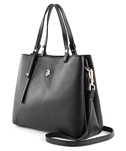 U.S. POLO ASSN. Arlington Double Handle Bag Black