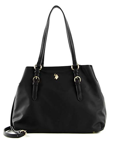 U.S. POLO ASSN. Houston Double Handle Bag Black