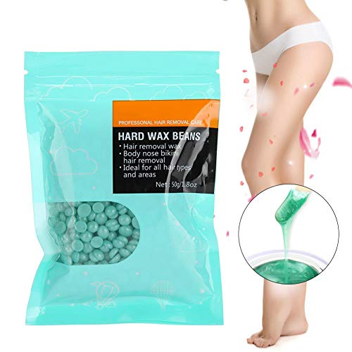 【Venta del día de la madre】Frijoles de cera, cera dura depilatoria duradera, para cara, brazo, pierna, axila(50g)