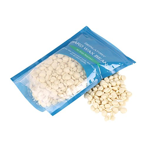 Venta loca Frijoles de Cera Dura, 4 Tipos 100 g de Frijoles de Cera depilatoria Dura para depiladores(Leche)