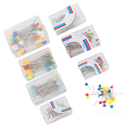 Venta Loca Pin de Cabeza Grande Resistente a la corrosión, Pin de Costura Ligero, para Costura DIY, Corte de Ropa, decoración de Costura