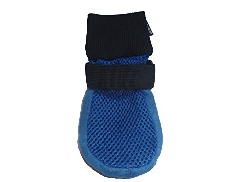 Vibrant Fellow Juego de 4 botas protectoras para perros de Paw Protector transpirable y antideslizante