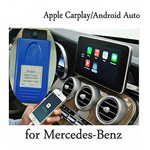Vicall - Herramienta de activación de coche más segura para Apple CarPlay Android Auto Mercedes Benz NTG5 S1 (azul)