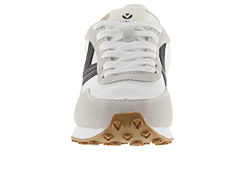 victoria Plano VICTORIA Basket Astro Nylon con Logo VICTORIA Y TALÓN EN Contraste 1138100-WOMEN para Mujer Negro 39