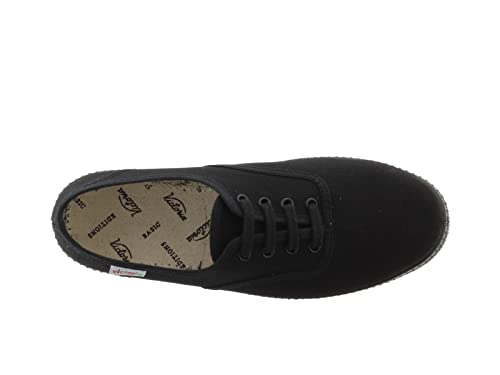 victoria Plano VICTORIA Tenis 1915 Inglesa Lona Total Black 106610-MEN para Hombre Negro 45