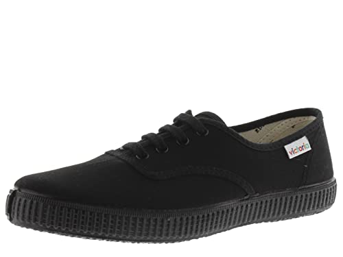 victoria Plano VICTORIA Tenis 1915 Inglesa Lona Total Black 106610-MEN para Hombre Negro 45