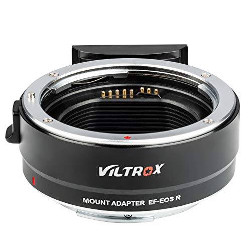VILTROX EF-EOS R Auto Focus Adaptador de Montaje de Lente para Canon EF/EF-S Objetivo a Canon RF Montaje EOS R R5 R6 RP Cámara
