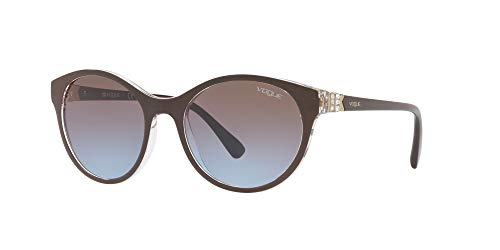 Vogue 0vo5135sb 256148 52 Gafas de Sol, Top Dark Brown/Serigraphy, Mujer