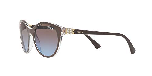 Vogue 0vo5135sb 256148 52 Gafas de Sol, Top Dark Brown/Serigraphy, Mujer