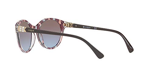 Vogue 0vo5135sb 256148 52 Gafas de Sol, Top Dark Brown/Serigraphy, Mujer