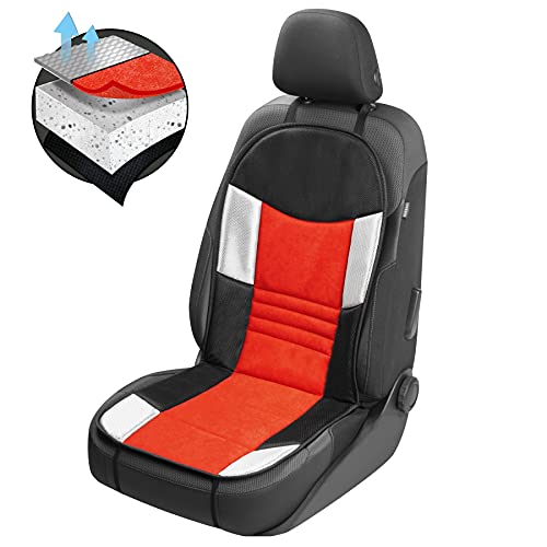 Walser Cubre Asiento de Coche, Cubre Asiento de Coche Hunt, Cubre Asiento de Coche Rojo Negro, Transpirable 11667