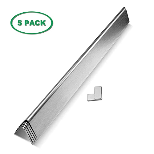 WELL GRILL 57.2 cm parrilla de calor para Weber Spirit 300 E310 E320 S310 S320, Spirit 700, Weber 900, barras de sabor de acero inoxidable, paquete de 5