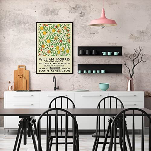 William Morris Poster de exposición - William Morris frutas y flores Cuadro - Arte Impresionista - Decoración de pared - Obras de arte - Láminas Decoración