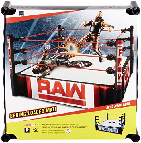 WWE Raw Ring de Combate de Los Luchadores de la WWE, Juguetes Niños 6 Años (Mattel GDB87)