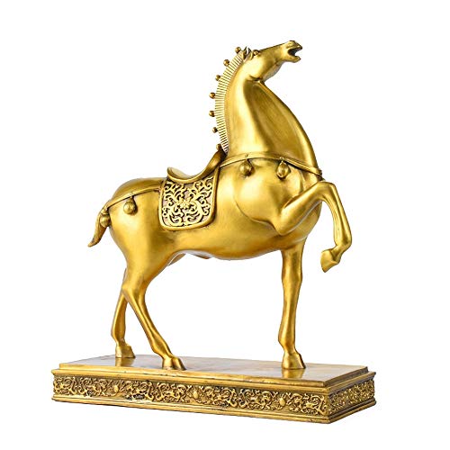 YAMASCO Decoración de Caballo de Bronce, la Cultura y el Arte Tradicionales, expresada en esculturas de Bronce, Forma Realista, Caballo General, Regalo de Empresa.