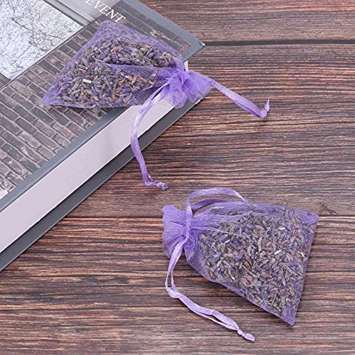 Yantan Paquete de lavanda 15 paquetes, desodorante natural, bolsa de flores secas HHHchster con aroma a lavanda