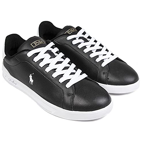 Zapatillas Polo Ralph Lauren Heritage Court II de Piel - Color - Negro, Talla - 40