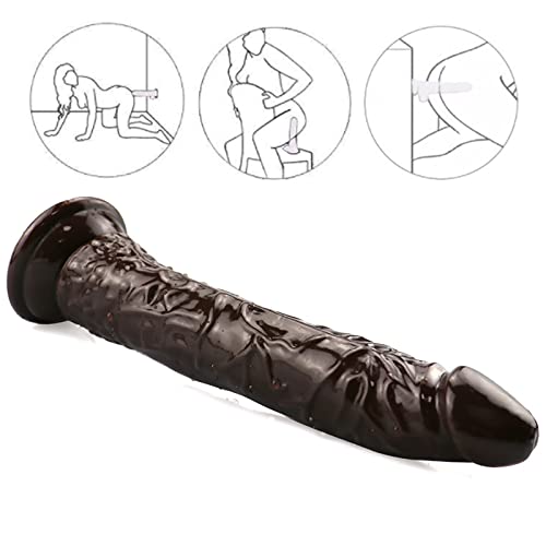 ZZYJ Cồnsồlador Anẩlếs Masculino Pếnếs Se×uales para Mujeres Reales Dȋldồ Realista con Ventosa Penetracion Aņẩl Y Vẩǧinal Juguetes Eróticồs para Adultos 21.5cm