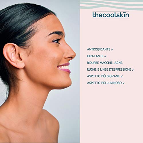 100% Natural y Vegano- Super C Facial Serum con ÁCIDO HIALURÓNICO + VITAMINA C + VITAMINA E + ALOE VERA. Antiedad, Antioxidante, Hidratante 30ml thecoolskin