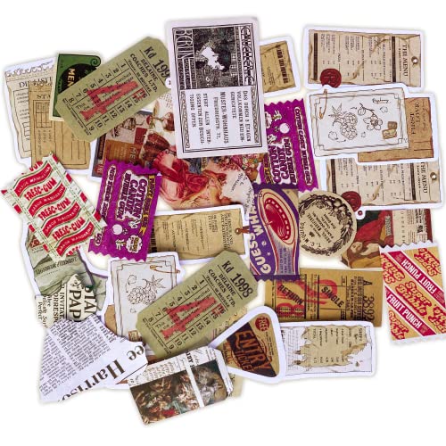 120 Hojas Papel Scrapbooking, Pegatinas para álbumes de recortes, Vintage Decoración Material Diario Papel Estampado Decorativo Estilo Retro Cartulina DIY Manualidad