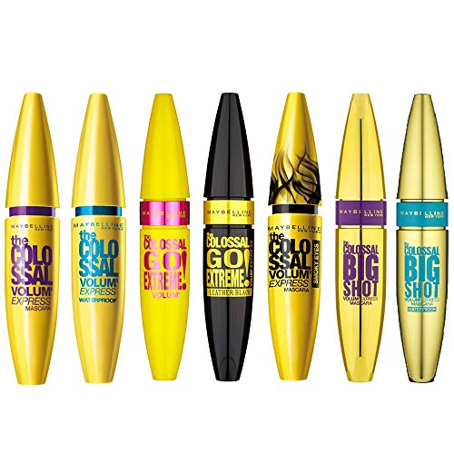 3 x Maybelline the Colossal Go Extreme máscara – Piel Black
