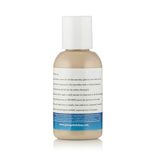 50 ml de plástico, acrílico, compuesto de abrillantador, elimina la imprecisión, marcas de superficie, superficie de decolora – Aplicación B