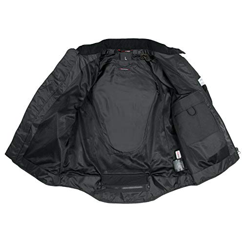 A-pro Cazadora deportiva de verano para motociclista malla, protección aprobada por la CE, color rojo, talla L