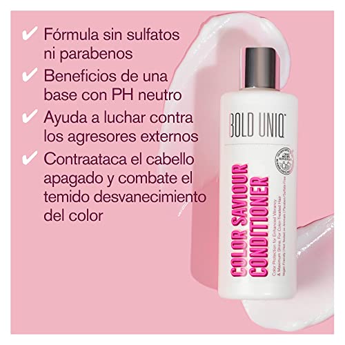 Acondicionador para Cabello Teñido - Protector de Vitalidad y Brillo - Mascarilla para Pelo Dañado y Seco - Producto Aprobado por PETA, Vegano y Libre de Crueldad - Sin Sulfatos ni Parabenos - 237ml