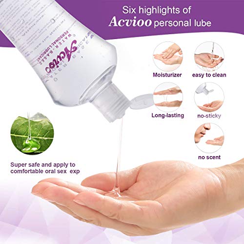 Acvioo Gel Lubricante Intimo Sexual a Base de Agua (400ML)