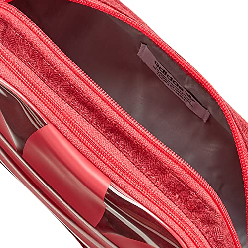 adidas IZM92-GD4704 Riñonera Essential Waist para Adulto Unisex, Rojo/Negro, Talla Única