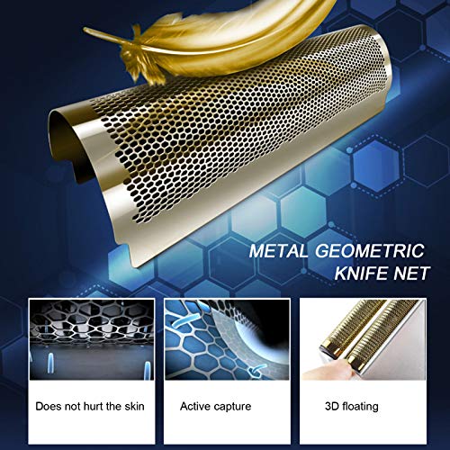 Afeitadora, maquinilla de afeitar eléctrica para barba, recortadora de barba portátil multifuncional profesional, afeitadora de cabeza calva, duradera para hombres domésticos de bajo ruido
