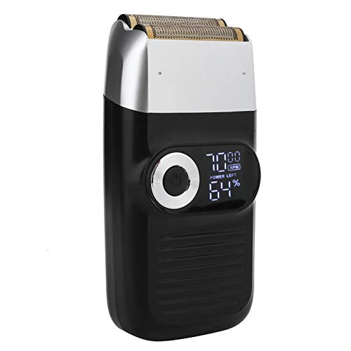 Afeitadora, maquinilla de afeitar eléctrica para barba, recortadora de barba portátil multifuncional profesional, afeitadora de cabeza calva, duradera para hombres domésticos de bajo ruido