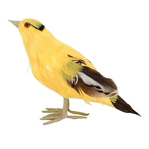 Aigid Pájaro de simulación, Ornamento de Animales emplumados Artificiales de jardín simulación Oriole pájaro Modelo Arte decoración al Aire Libre