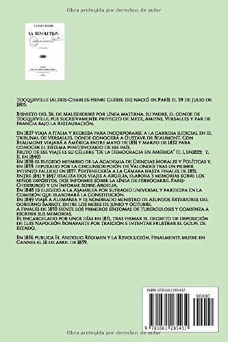 ALEXIS DE TOCQUEVILLE. EL ANTIGUO RÉGIMEN Y LA REVOLUCIÓN.