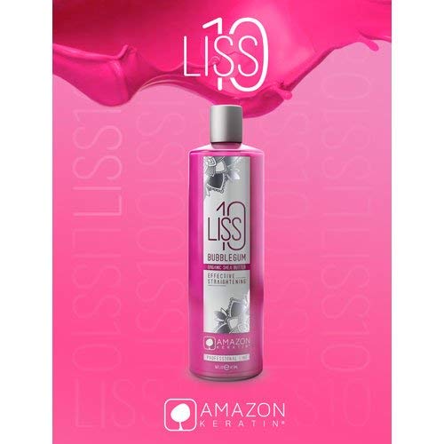 Amazon Keratin Amazon Liss 10 Chicle 118 ml, Único, Estándar