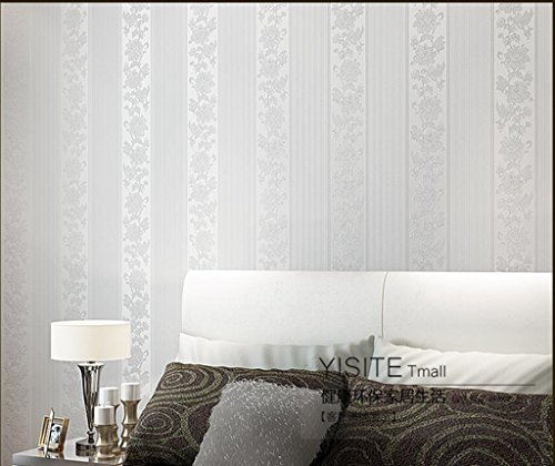 anjz @ Moderne Luxus curva abstractos 3d – Papel pintado flocado para Striped/Size?10 M (32,8 ft) de largo, 52 cm (20,5 pulgadas) de ancho