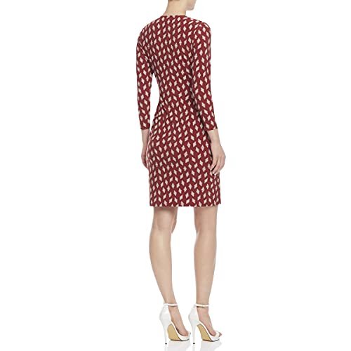 Anne Klein Women's Signature Wrap Dress, Siena Combo, X-Small