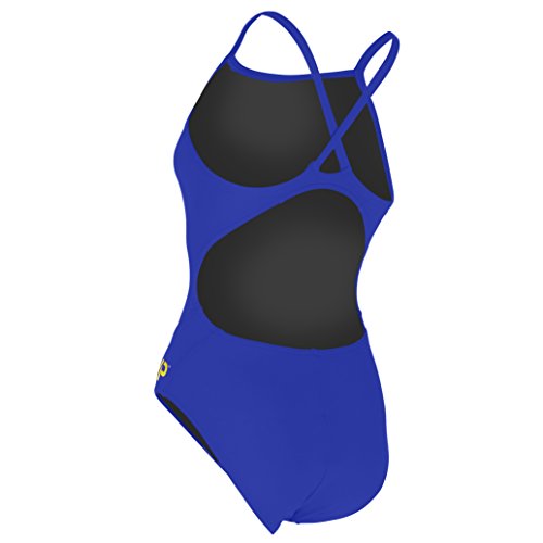 Aqua Sphere Mid Back Solid Traje de baño de una Pieza, Mujer, Azul Real, 28
