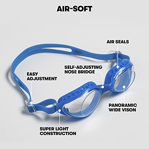 ARENA Gafas Airsoft Gafas De Natación, Unisex adulto, Black/Smoke, Única