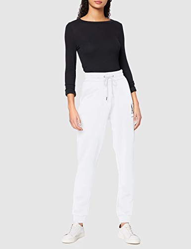 Armani Exchange Icon Project Jogger Pantalones de Deporte, Blanco (Optic White 1000), 42 (Talla del Fabricante: Medium) para Mujer