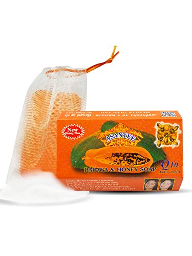 Asantee Thai Papaya Herbal Skin Whitening Soap 125g