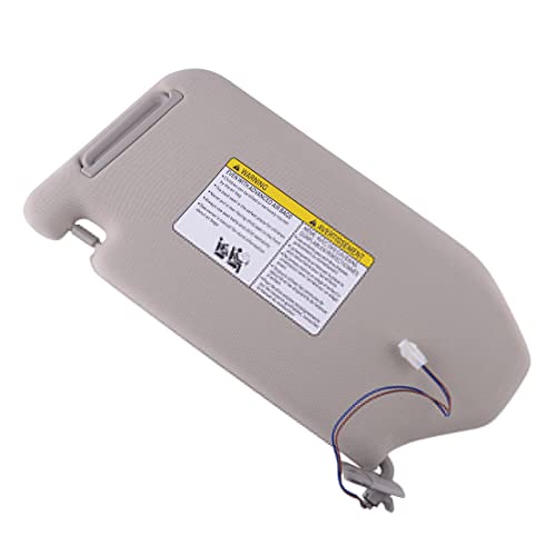 BANIKOP Viseras Parasol Parasol Gris Lateral Derecho con luz de tocador para Coche 964009PB0A Apto para Nissan Pathfinder para Infiniti QX60 JX35
