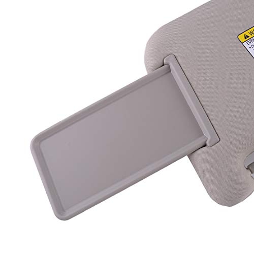 BANIKOP Viseras Parasol Parasol Gris Lateral Derecho con luz de tocador para Coche 964009PB0A Apto para Nissan Pathfinder para Infiniti QX60 JX35
