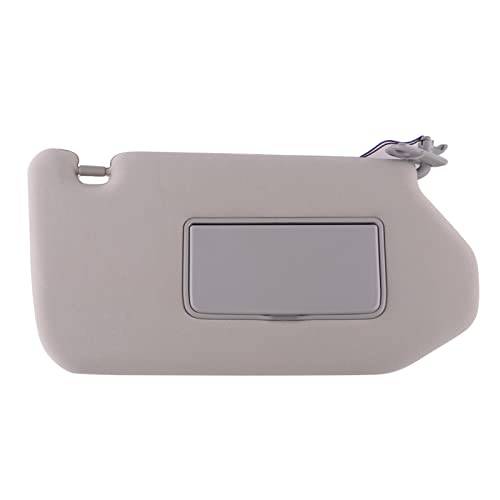 BANIKOP Viseras Parasol Parasol Gris Lateral Derecho con luz de tocador para Coche 964009PB0A Apto para Nissan Pathfinder para Infiniti QX60 JX35