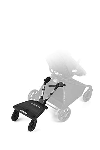 Be Cool Skate Patín Universal para Coche de Paseo y Silla Ligera, Antideslizante, uso desde año y medio hasta 20 kg, Color Negro
